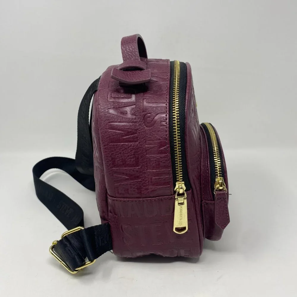Steve Madden burgundy backpack